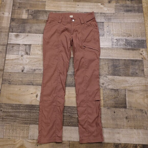 Duluth Trading Co Pants - Duluth pants dry on the fly slim leg women's 6 brown Duluth trading hiking BB307